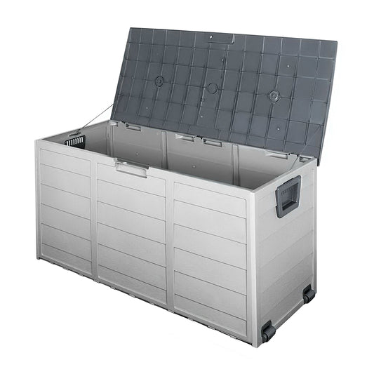 Gardeon 290L Outdoor Storage Box - Grey