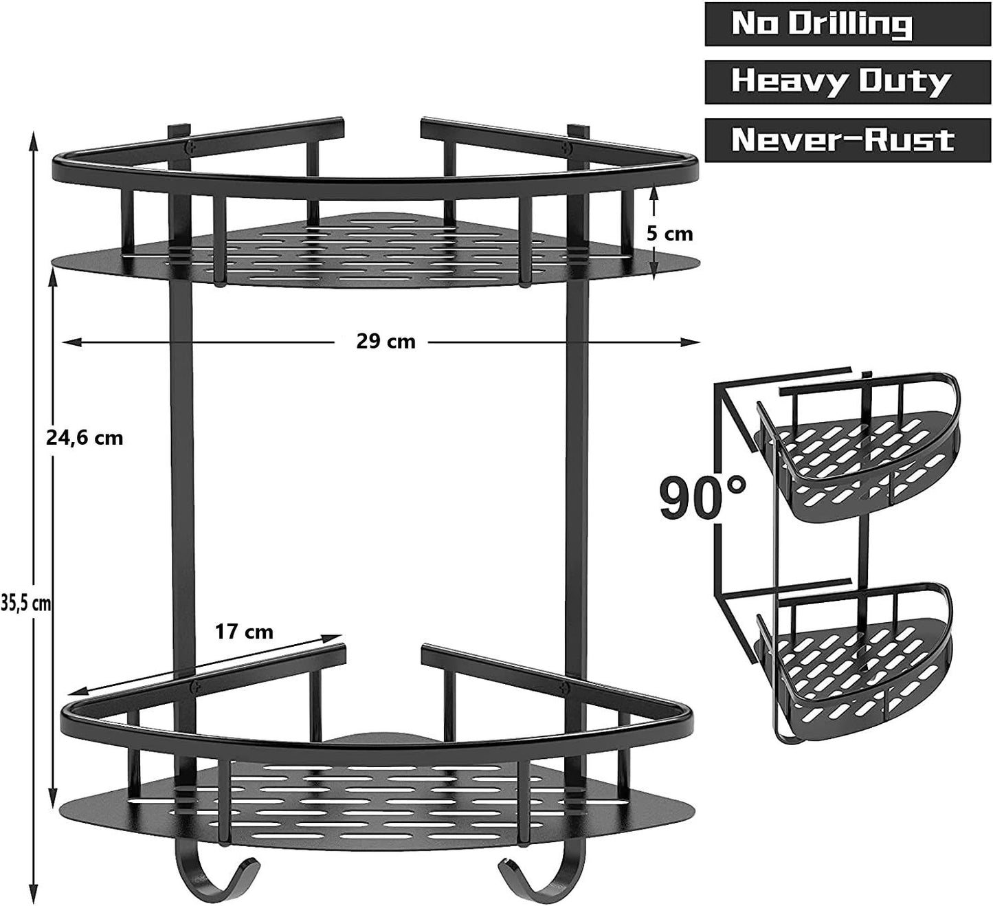 corner shower caddy