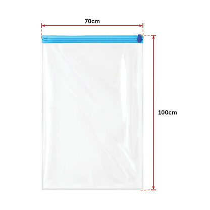 Vacuum Bags Clothes Sealed Clothing Bag Travel Compact Storage Space Saver x12